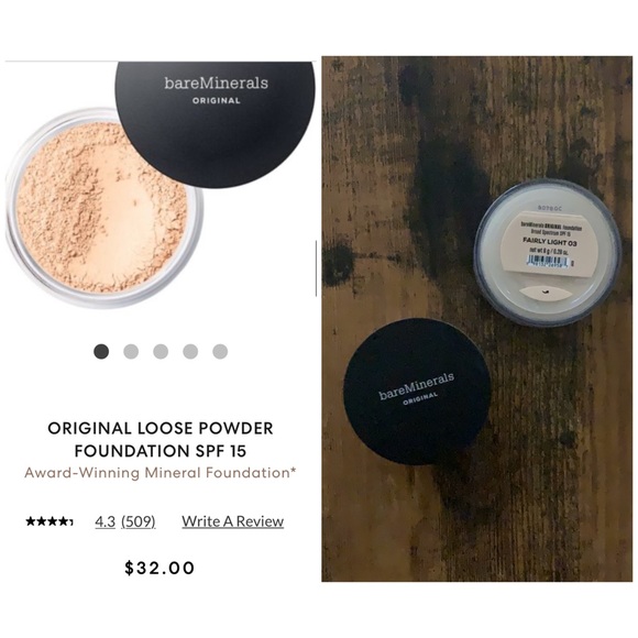 bareMinerals Original Foundation FAIRLY LIGHT 03